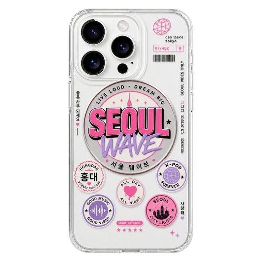 CASEMJI Seoul Wave Clear Case