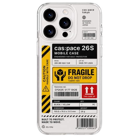 CASEMJI Industrial Label Clear Case